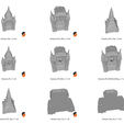 VampireCathedral_VisualReference.png STL-Datei Vampirische Kathedrale Würfelturm - SUPPORT FREE!・Modell zum Herunterladen und 3D-Drucken