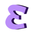 3.stl Letters and Numbers POKEMON (2 colors) Letters and Numbers | Logo