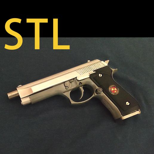 Fichier STL Kit de conversion 22lr avec pistolet airsoft WE m92 ,STL