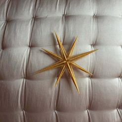 image.jpg Free STL file Star/compass・Model to download and 3D print