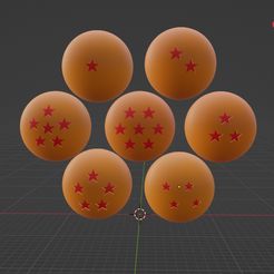esferas.jpg Archivo STL Esferas de Dragon Ball・Modelo para descargar e imprimir en 3D