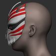 3.JPG Half Hollow Mask - Kurosaki Ichigo - Bleach 3D print model