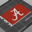UA-Flag-Script-A.jpg Drapeau Alabama Crimson Tide Script A, impression en place, flexible