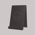 untitled.png Cell Phone Holder / Alien Cell Phone Base