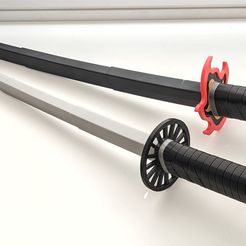 KATANA QUI S'EFFONDRE - TANJIRO - DEMONSLAYER - (PRINT IN PLACE + VERSION D'ASSEMBLAGE)