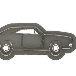 68-charger-v1.jpg 3D Model of 1968 Dodge Charger Cookie Cutter