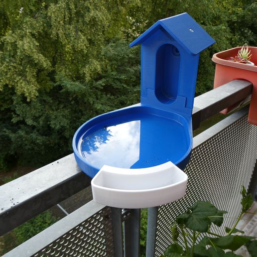 STL file Bird bath pool vogel 🐦 ・3D printable design to download・Cults