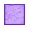Rock028_50mm_square_base_hollow_PRINT.stl Quadratisches und rechteckiges Basen-Set - Rock28 - Variante B Textur (20-150mm) | Perfekt für Tabletop Wargames & RPG's