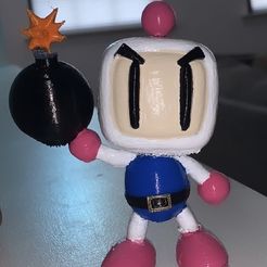 Bomberman-ボンバーマン-Action pose-Classic Game Mascot -Fanart