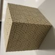 Square textured box