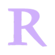 R (1).stl PIXAR Text Logo + Luxo Lamp
