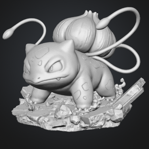 🌿 Bulbasaur — Figura para impresión 3D | GRATIS