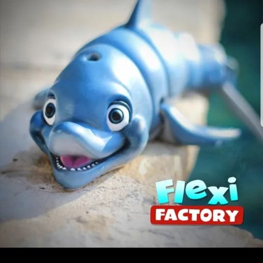 Flexi dolphin 3D model