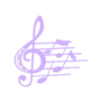 Pentagrama_notas musicales 00.obj Notas Musicales / Musical notes
