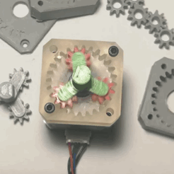 Planetary gear gif.GIF 3D file 4:1 Planetary Gear Box・3D printable design to download
