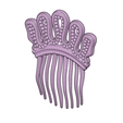 Hair-comb-11A-stl-low-91.png FRENCH PLEAT HAIR COMB Multi purpose Female Style Braiding Tool hair styling roller braid accessories for girl headdress weaving fbh-11A 3d print cnc