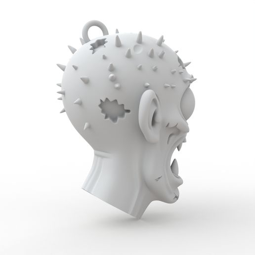 Zombie-30.4.jpg Llavero Zombie Modelo de impresión 3D Modelo de impresión 3D