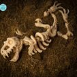 Dino_Skeleton_02.jpg STL file Flexi Dino Skeleton・3D printable design to download