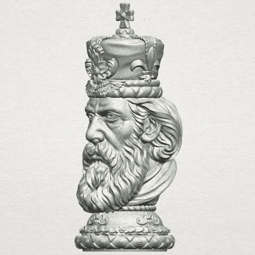 TDA0254 Chess-The King A03.png Download free file Chess-The King • Design to 3D print, GeorgesNikkei