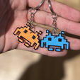 IMG_2448.png Space Invaders classic alien keychain