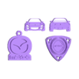 full keychains.obj Mazda RX7 Keychains