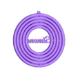 Gyro 80 - Simona.stl Christmas tree toy - Personalized name - 3D gyroscope