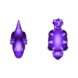 twodinonosupport_fixed.STL Two Dinosaurs without support