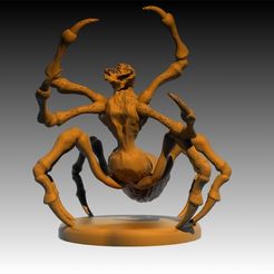 spider_monster02.jpg Free 3D file Spider monster - Miniature・3D printable model to download