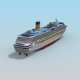 3.png COSTA SERENA cruise ship printable model