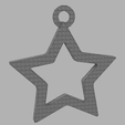 63.png Hollow christmas star X76