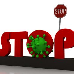 1.jpg STL file Stop coronavirus spread・3D print design to download