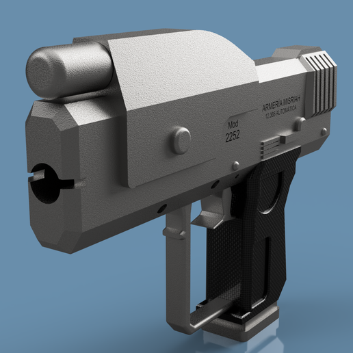 M6g Semi-Automatic Gun 3D model