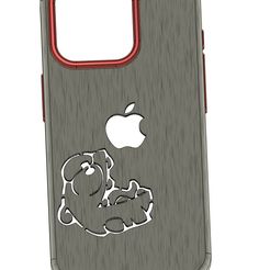 Foto-1.jpg STL-Datei Iphone 15 PRO Tasche - CROCO APPLE・Modell zum Herunterladen und 3D-Drucken
