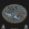 46.png Relief d'arbre pour laser CNC et impression 3D Fichier STL et TIF en niveaux de gris 4K