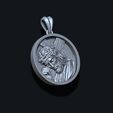 Screenshot-2021-07-27-142048.jpg Jesus with cross round pendant 3D print model