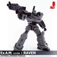 4.jpg Armored Core Last Raven Mecha  3DPrint Articulated Action Figure