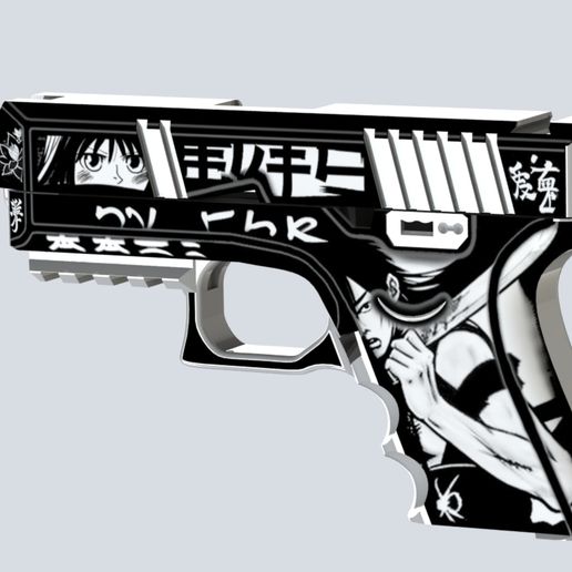 Not A Glock - CustomMod 3D model