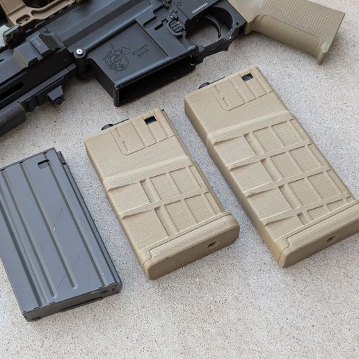 🔫 G&G SR-25 L7 Midcap Magazine Suite・ STL File for 3D