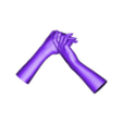 Hands_3.OBJ Female Hand in 20 Poses 3D Model 3D Print Model