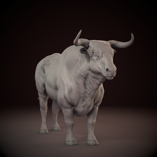 Bull Anatomy 3D Print