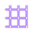 Matrix-Net-Border-Bottom-Right-Corner-3-Rows.stl Pixel WS2811 LED Matrix 2 Inch Spacing