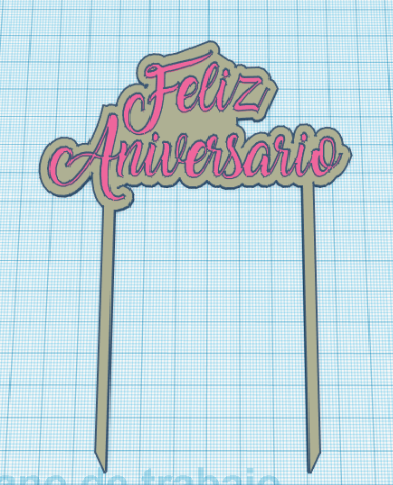 Happy Anniversary - 3D model önizlemesi