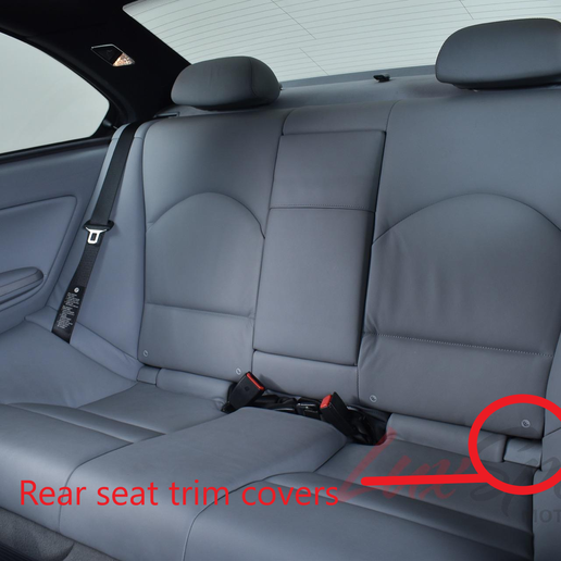 💺 Bmw E46 2006 M3 CSL,325 Coupe Rear seat trim covers・ STL