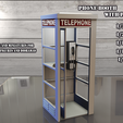 Booth-02.png Telephone Booth 3d printable in various scales