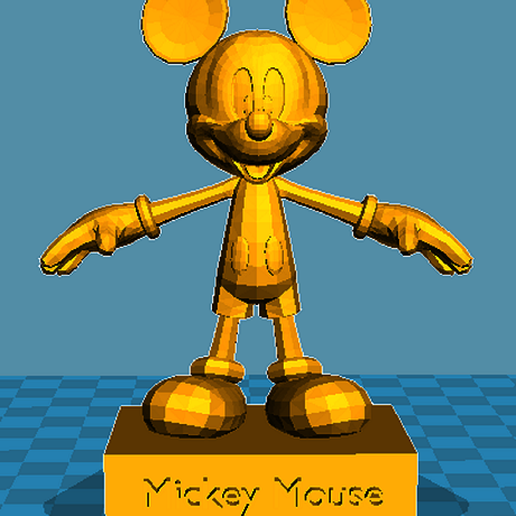 Mickey_Mouse.png Download free STL file Mickey Mouse • 3D printer template, Chacha62