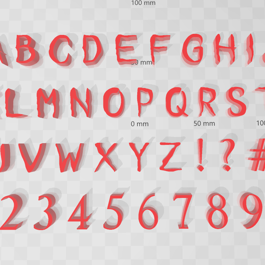 it movie poster font