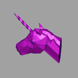 Capture d’écran 2017-01-18 à 12.24.41.png STL file Unicorn Head・3D print design to download