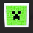 logorender.71.jpg Creeper logo 3D Minecraft