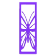 2.stl Butterfly wall art