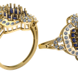 RENDER-1.png Blue Sapphire Floral Diamond Ring